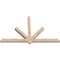 Ekena Millwork Kennewick Smooth Timber Gable Bracket, Douglas Fir, 72"W x 45"H x 3 1/2"D x 3 1/2"F, 15/12 Pitch GBW072X45X0404KEN00SDF - alternate 3